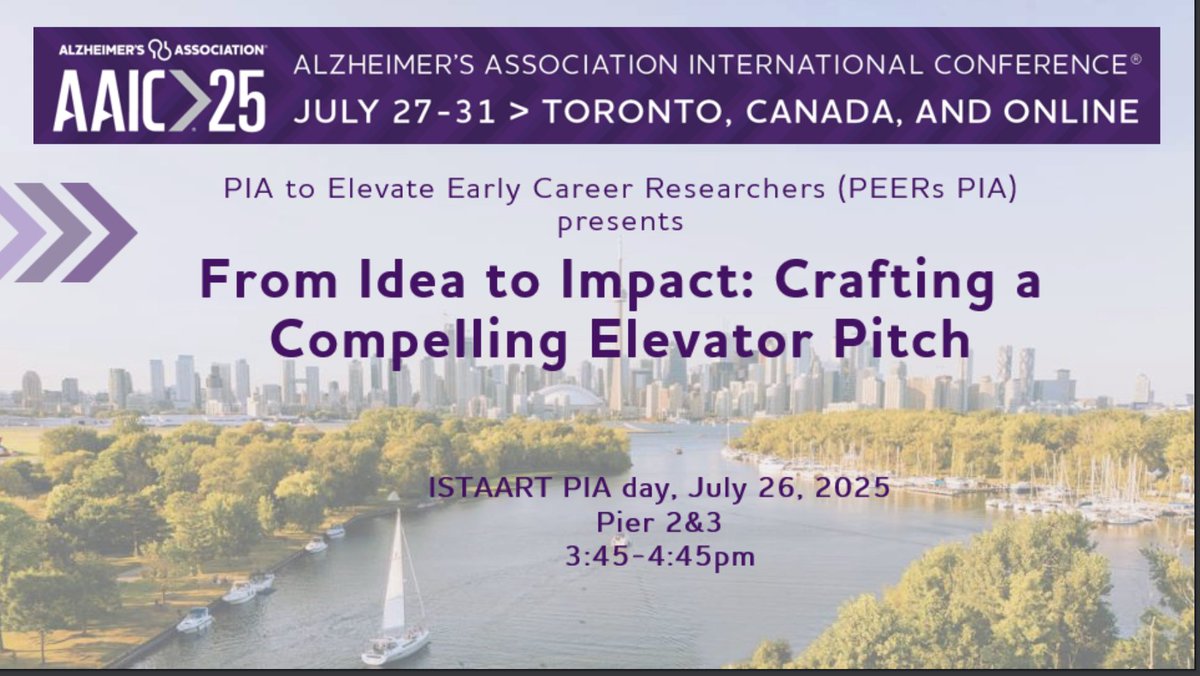 PEERSPIA's tweet image. 🎉 Join us this Saturday at #AAIC2025 for #ISTAART PIA Day!
Get a sneak peek at what we’re planning ! @ISTAART @alzassociation