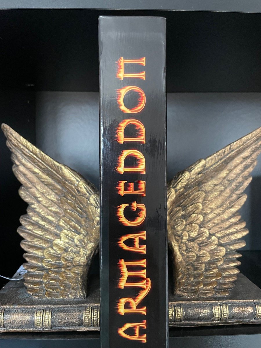 TheIneffableCon's tweet image. 📚 AUCTION ITEM ALERT! 📚
A huge thanks to Lynne for her donation of these ineffable bookends!
All auction items are available to bid on online, ship anywhere, and raise money for @AlzResearchUK!
Watch this space on 15th August...
#GoodOmens