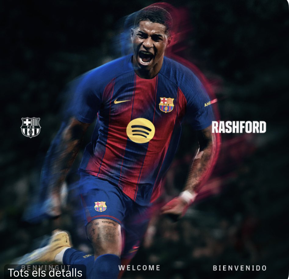 tonifreixa's tweet image. Benvingut, Marcus! @MarcusRashford Esperem molt de tu perquè tens un talent infinit i has vingut al millor club per demostrar-ho ⚽️💙♥️
