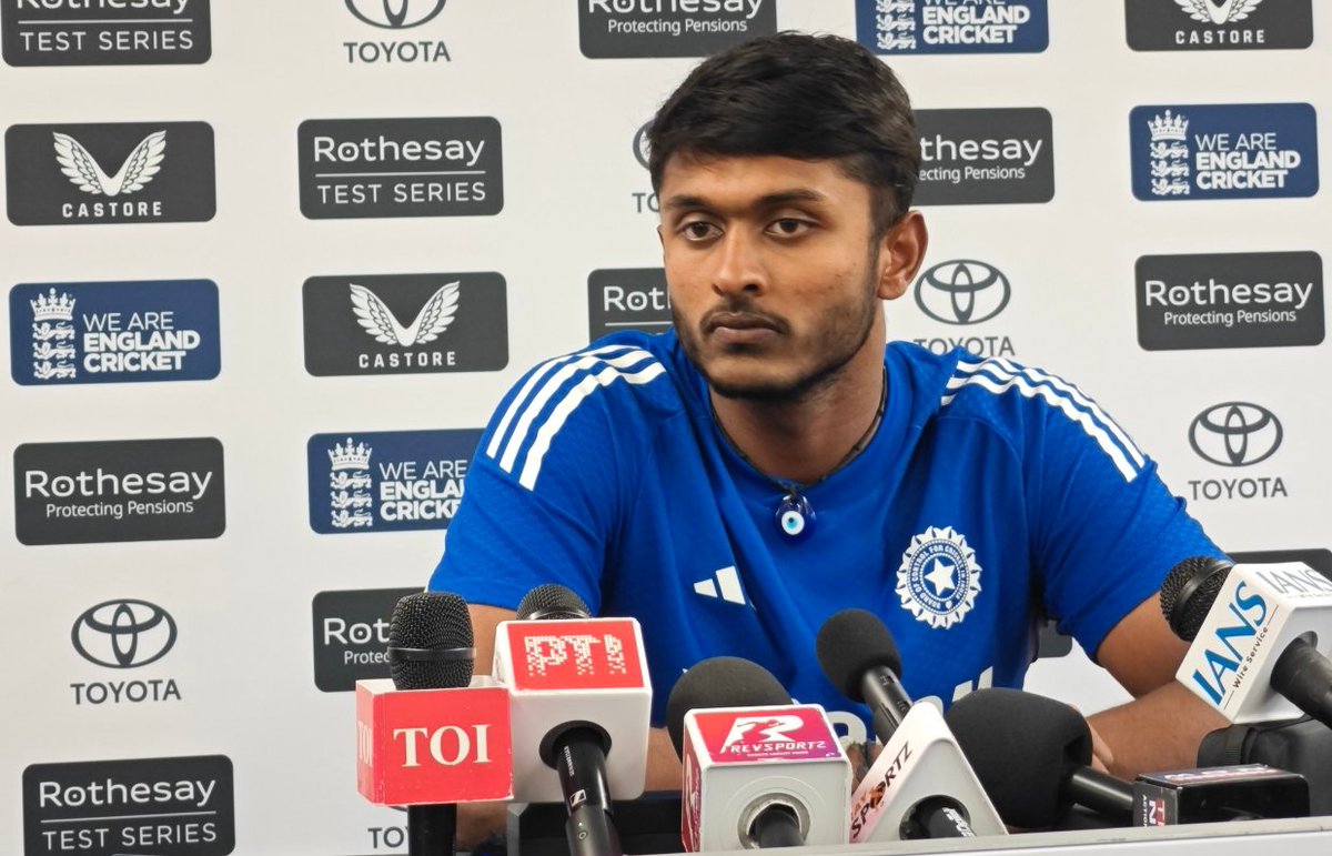 CricCrazyJohns's tweet image. Sai Sudharsan on Shubman Gill via RevSportz:
"As a captain he is very communicative & it's a pleasure to play with him".