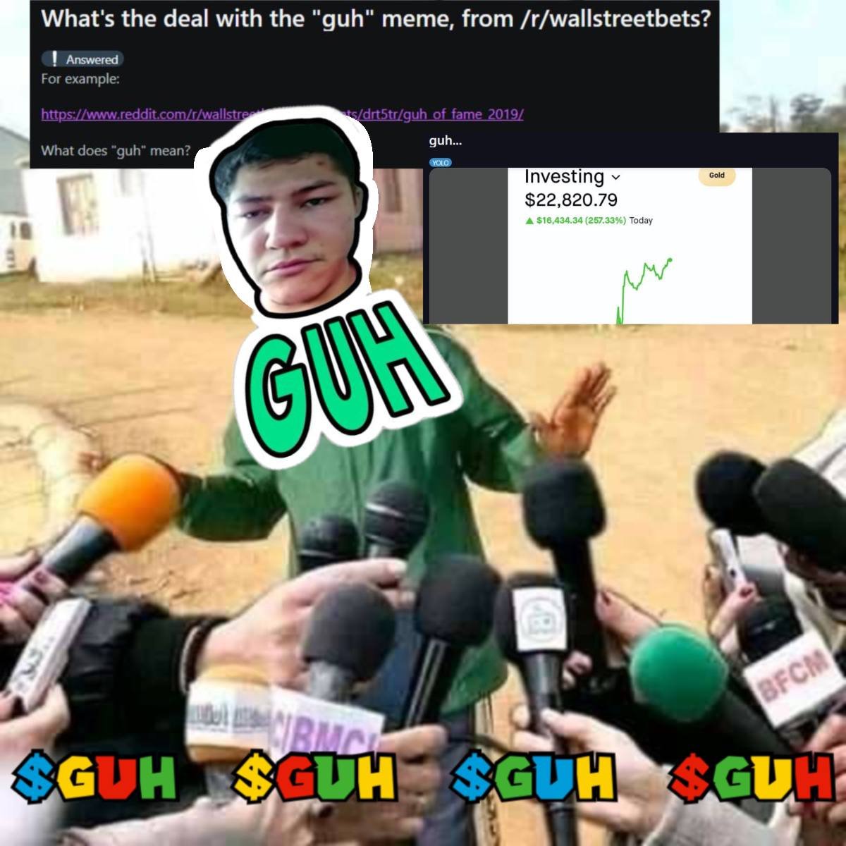 They will interview you about $GUH

Will you say you GUH'd or GUH