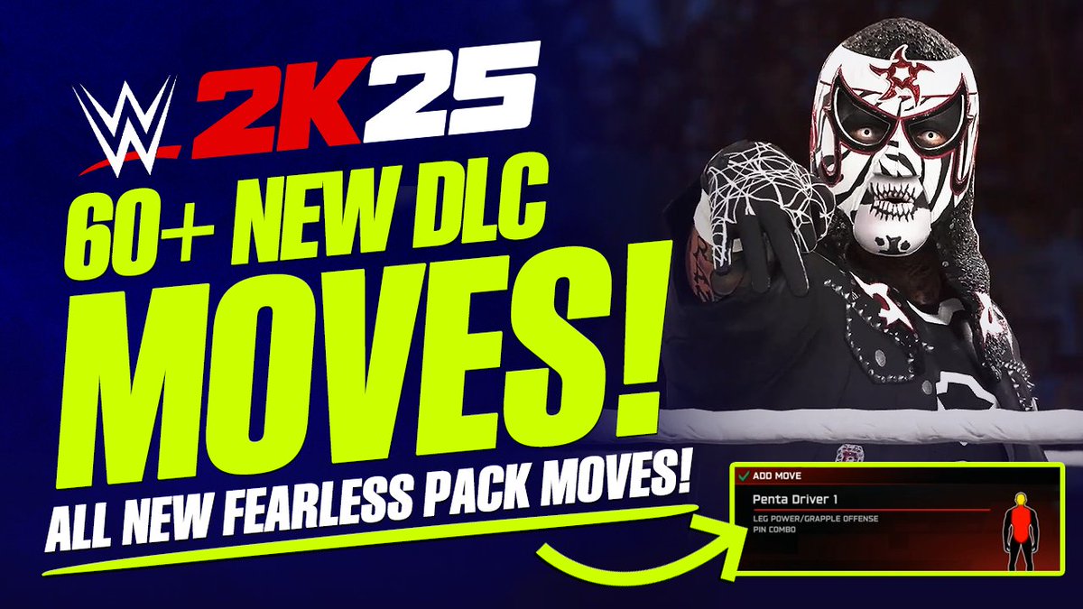 Smacktalks's tweet image. WWE 2K25: Over 60 New Moves & Animations Added! (Fearless DLC Pack)
youtube.com/watch?v=et7cBf…