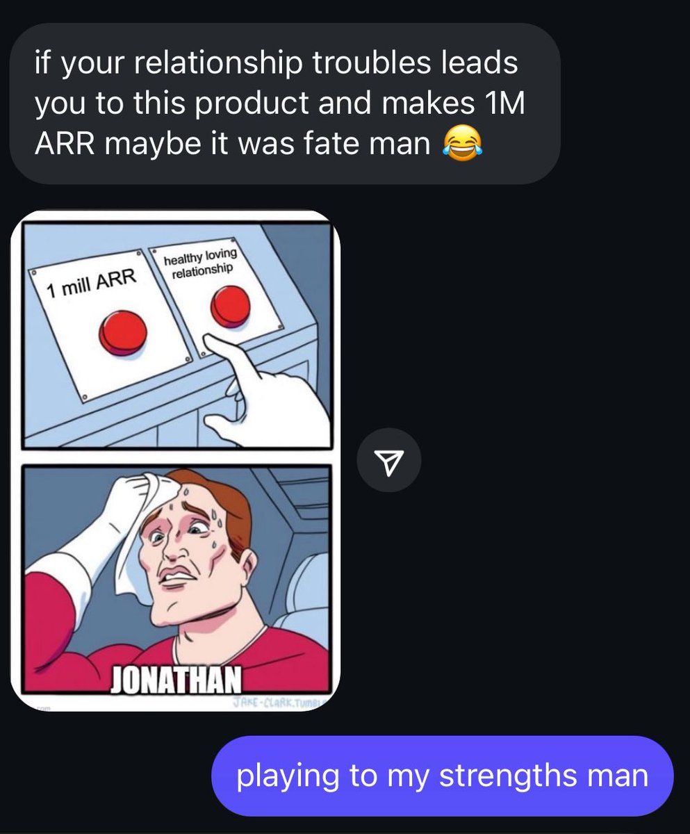 YC taught me that you should enter a market in which you have some unique insight that nobody else has.

my unique insight is that i’m a simp and have always been one