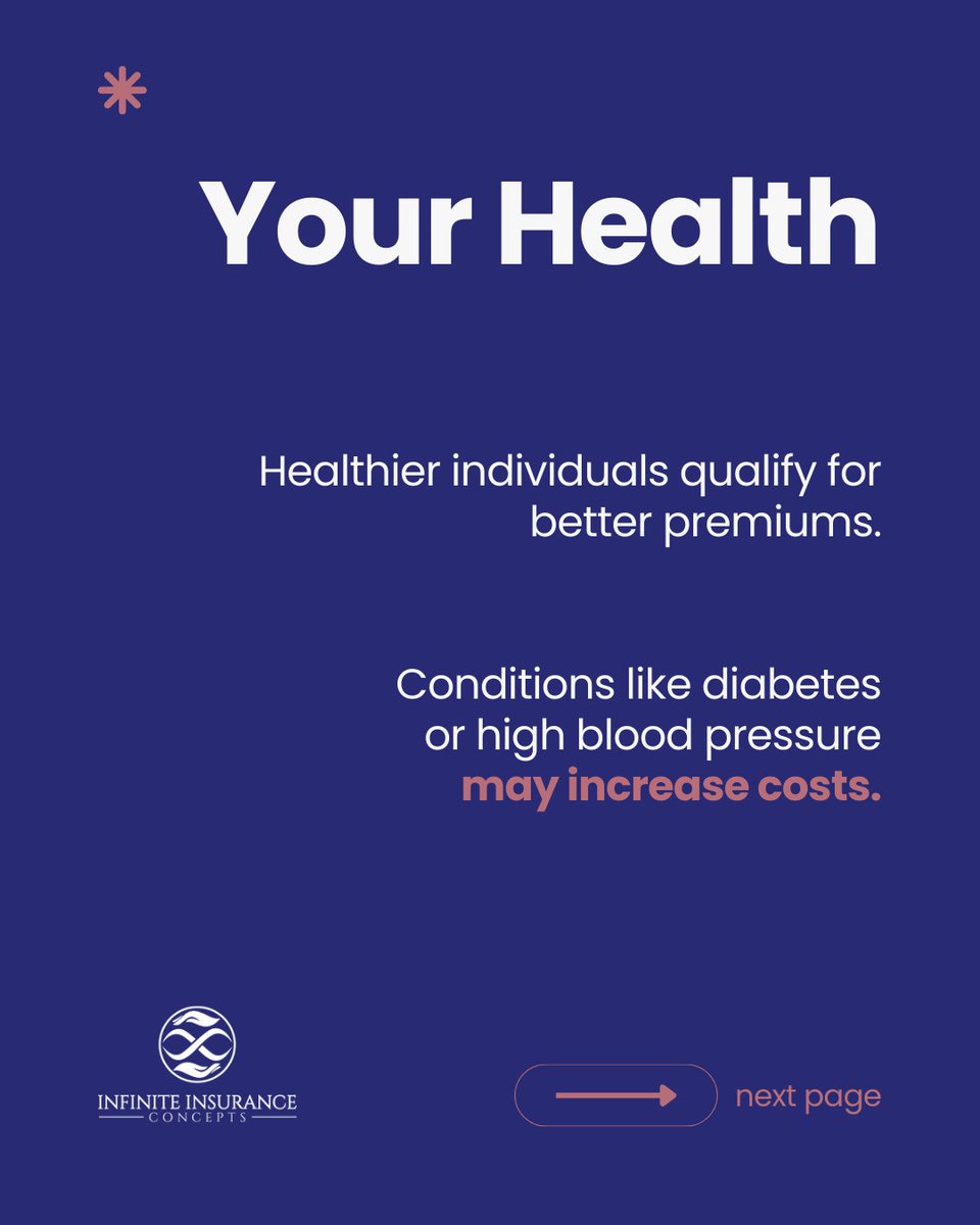 infiniteinsuran's tweet image. 💡 Ever wondered what makes life insurance more affordable for some - and pricier for others?
Here are 3 key factors that impact your premium (and how you can take control of them!).
Swipe through → for quick insights.
#LifeInsuranceRates #InsuranceTips