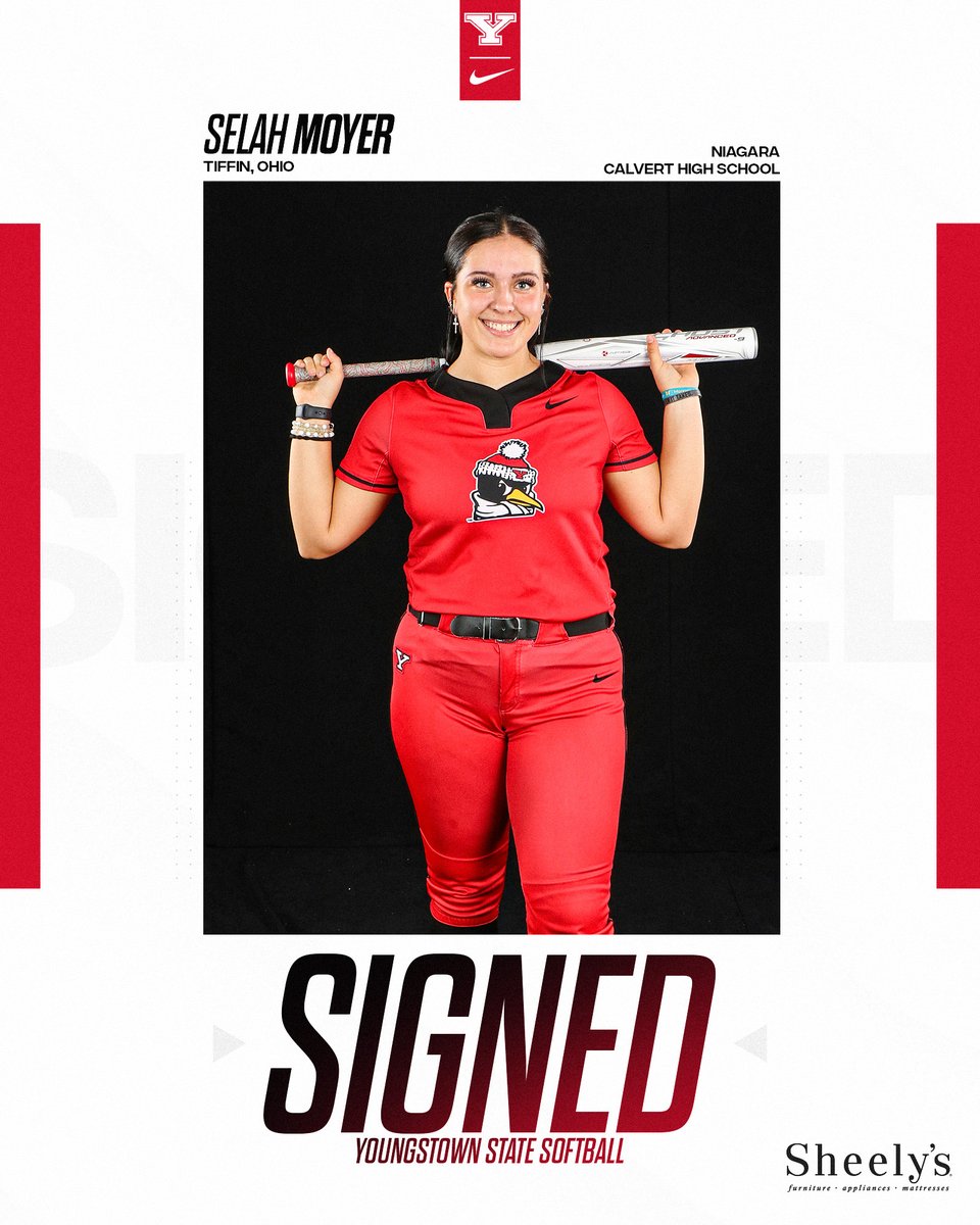 YSUSoftball's tweet image. Please help us officially welcome 𝓢𝓮𝓵𝓪𝓱 𝓜𝓸𝔂𝓮𝓻 to the Penguins softball family!
In 2025, she belted 7 HR with 19 RBIs and slashed .323/.606/.398 and owned an OPS of 1.004.
Moyer, a rising junior, owns a career average of .336 with 16 2B, 9 HR and 41 RBIs.
#GoGuins