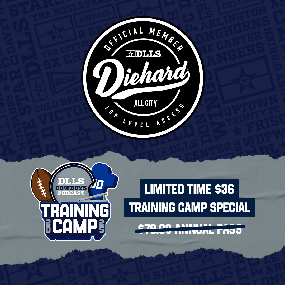 DLLS_Sports's tweet image. ⏳ Don’t miss the moment.
Training Camp is rolling — and so is our $36 Diehard offer.

✅ Ad-free coverage 
👕 Free shirt 
🎟️ 20% off events and merch 
💬 Members-only Discord access

Join now and get ready for the ride: alldlls.com/intro-offer-so…

#DiehardSeason #TrainingCamp