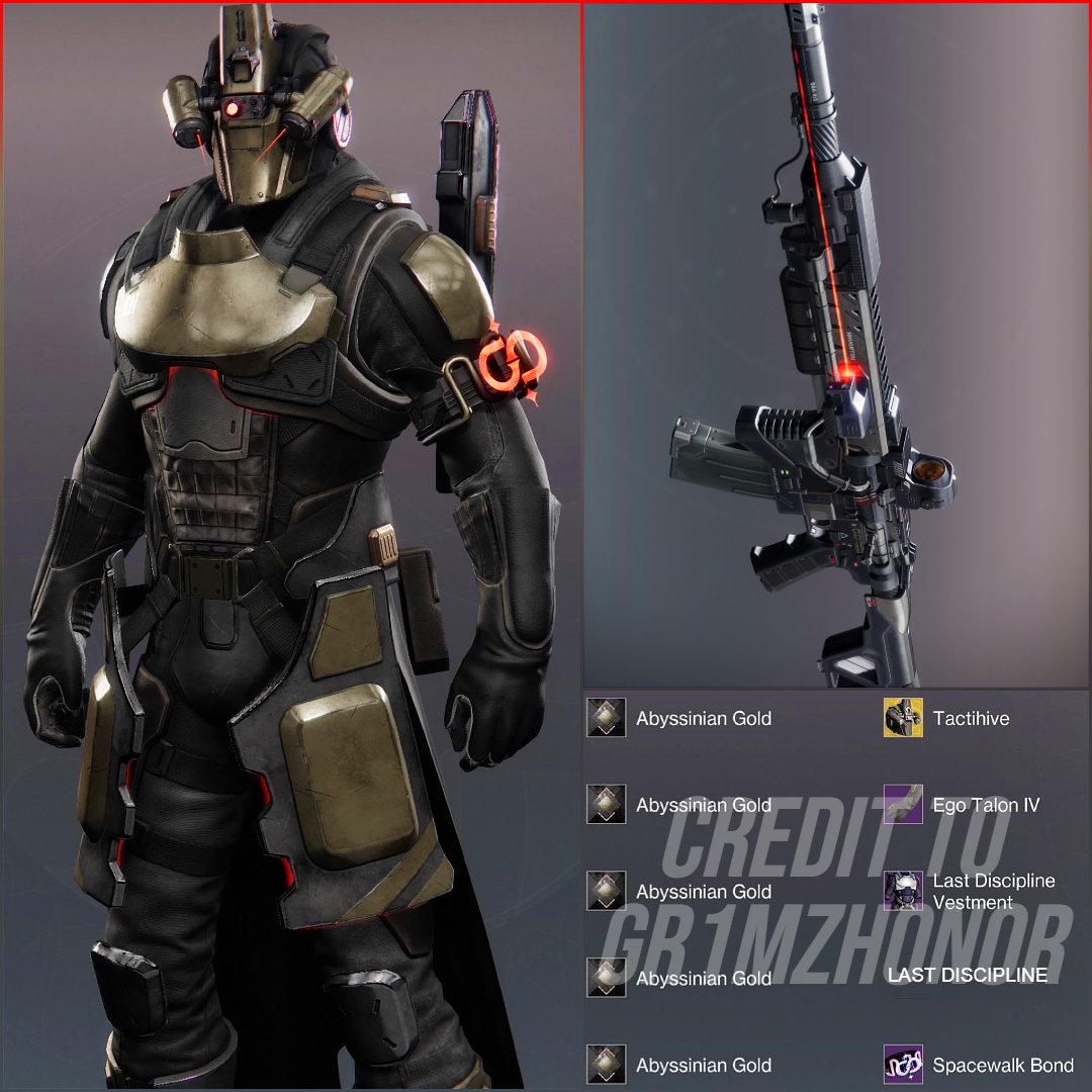 KrypzYT's tweet image. Wetwork Infiltrator Warlock Fashion!
Credit to @GR1MzHonor from my Discord!
Follow for more Destiny 2 Fashion!
