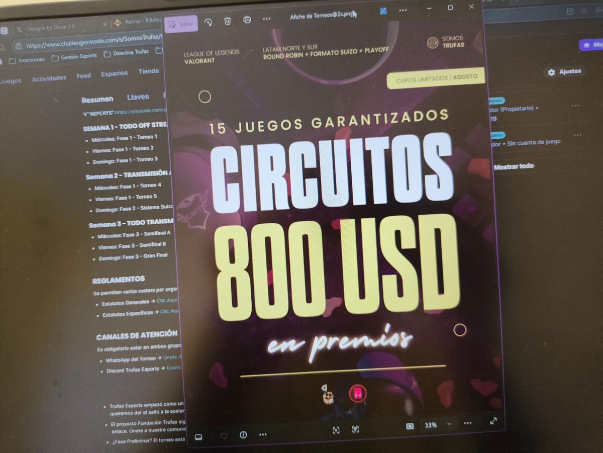 ABIERTOS A NUEVOS SPONSORS
Próximos al lanzamiento de los Circuitos... 🔥
Buscamos a las últimas marcas que quieran incorporarse para aumentar el pozo. 💪

Se agradecen RTs. ♻️
Etiqueta a tus favoritas. ❤️

#Videojuegos #LeagueofLegends #Valorant #LATAM #Torneos #Esports #LTA