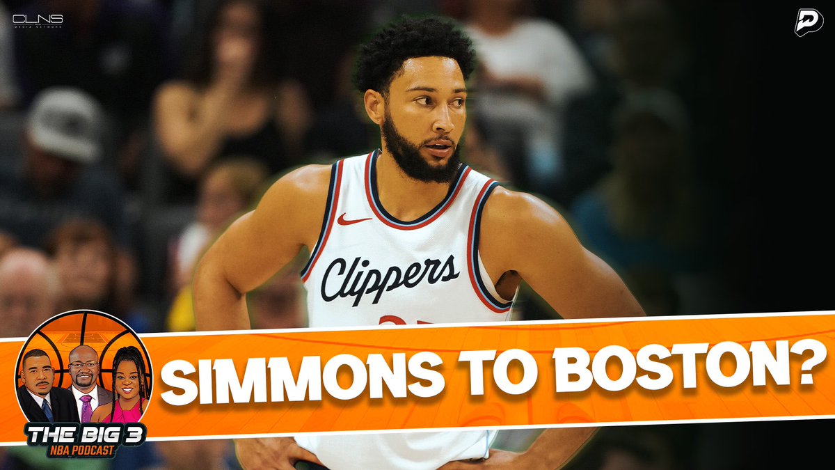 CelticsCLNS's tweet image. Brand new episode of The Big 3 NBA Podcast is out now!
@GwashburnGlobe @KwaniALunis & @ASherrodblakely discuss the idea of Ben Simmons joining the Celtics
📺: youtu.be/V8cYhTSuH_g?si…
