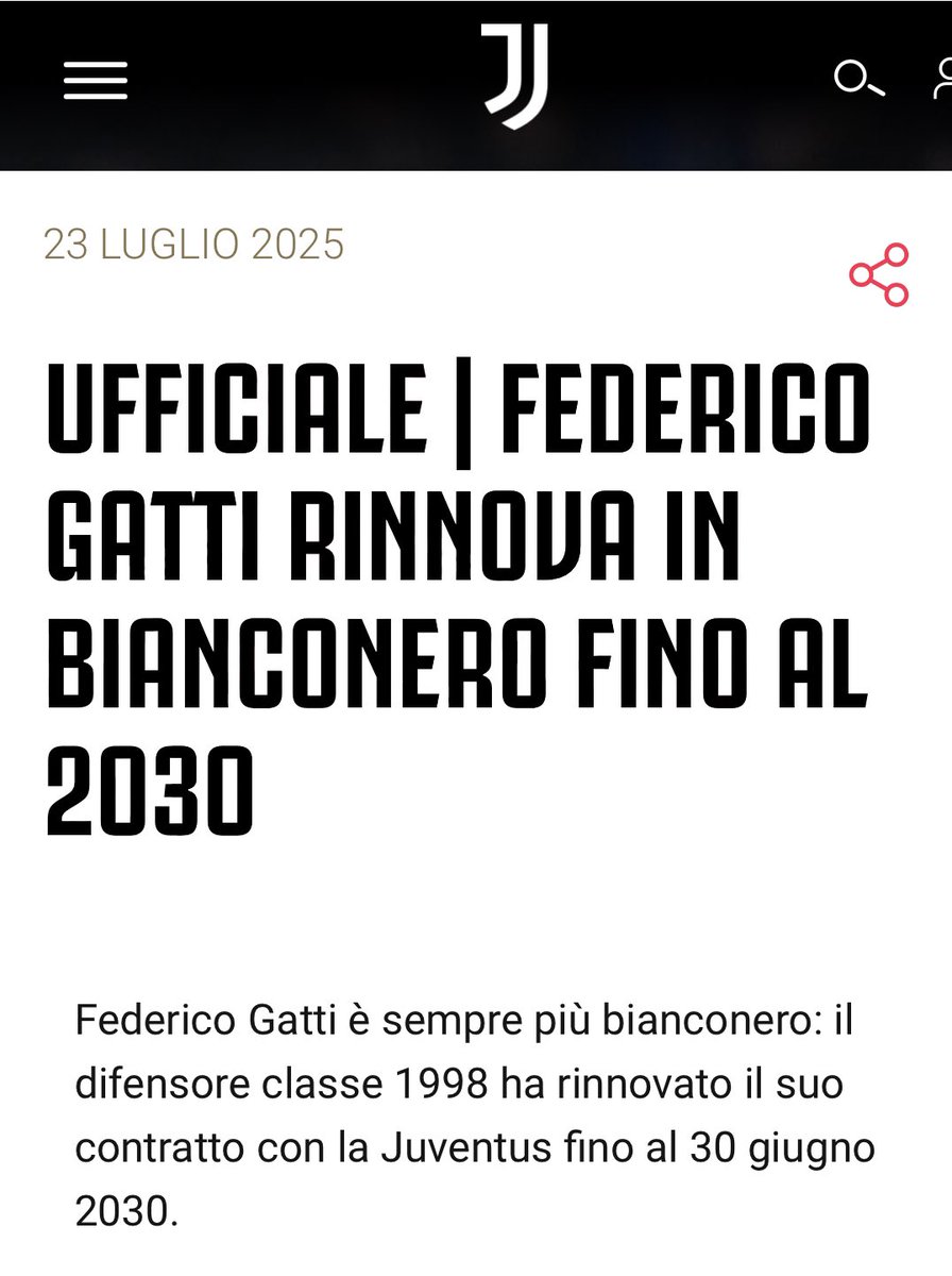 NicoSchira's tweet image. Now it’s official! Federico #Gatti has extended his contract with #Juventus until 2030 (€3,1M/year). No surprise here and confirmed since the last April 30 as an exclusive revealed! #transfers