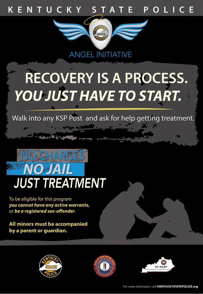 It’s National Deflection Week; a time to recognize how law enforcement can play a role in saving lives, not just making arrests. KSP launched the Angel Initiative in 2016. It is a program designed to help people battling addiction find treatment.
🔗: kentuckystatepolice.ky.gov/angel-initiati…