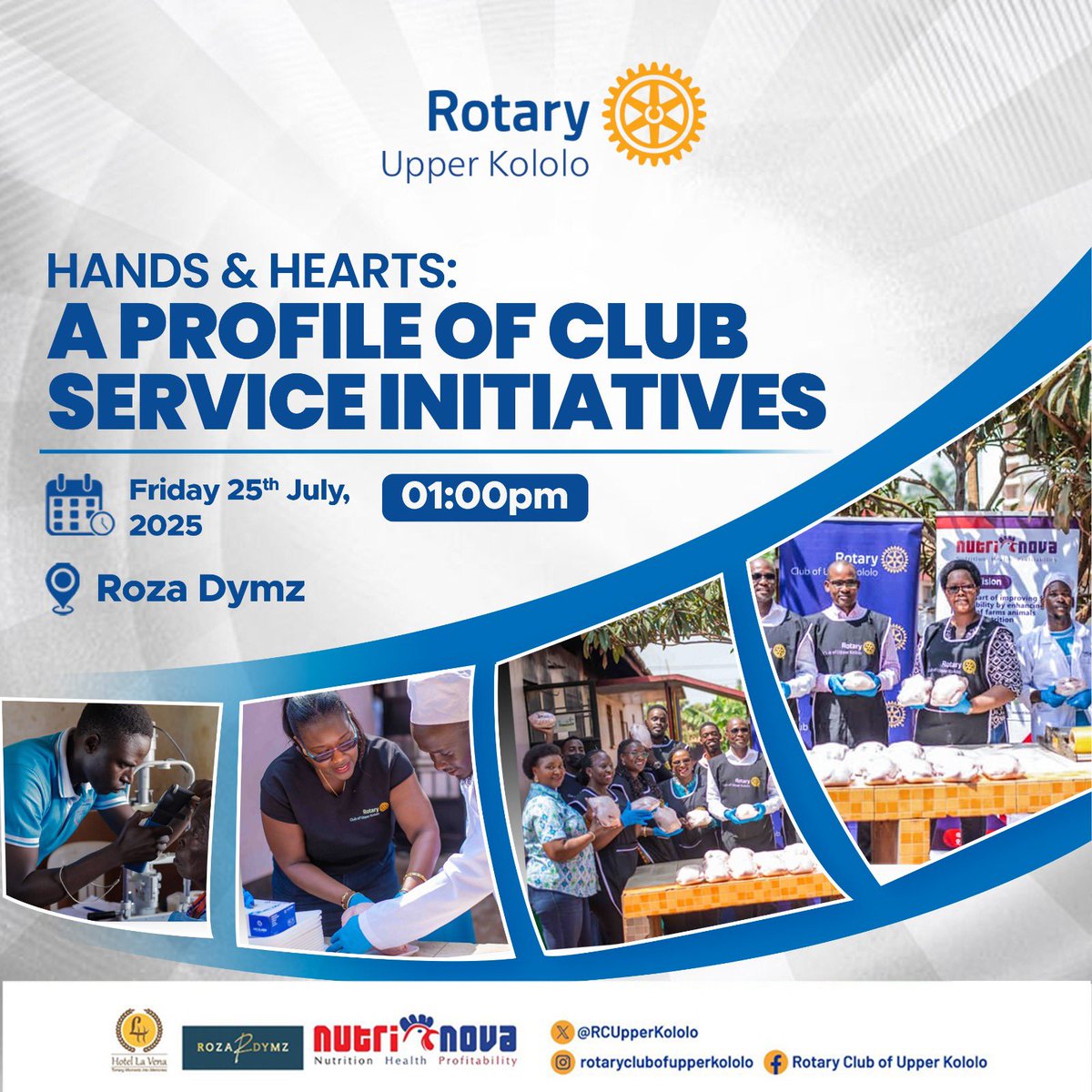 Join us this Fri, July 25th as we shine a light on the impact of our Club's service initiatives.
Health camps | Community outreach, | Economic Empowerment etc. Come experience the stories behind the service.

Together we celebrate purpose and people-driven impact✨

#RotaryEyamba