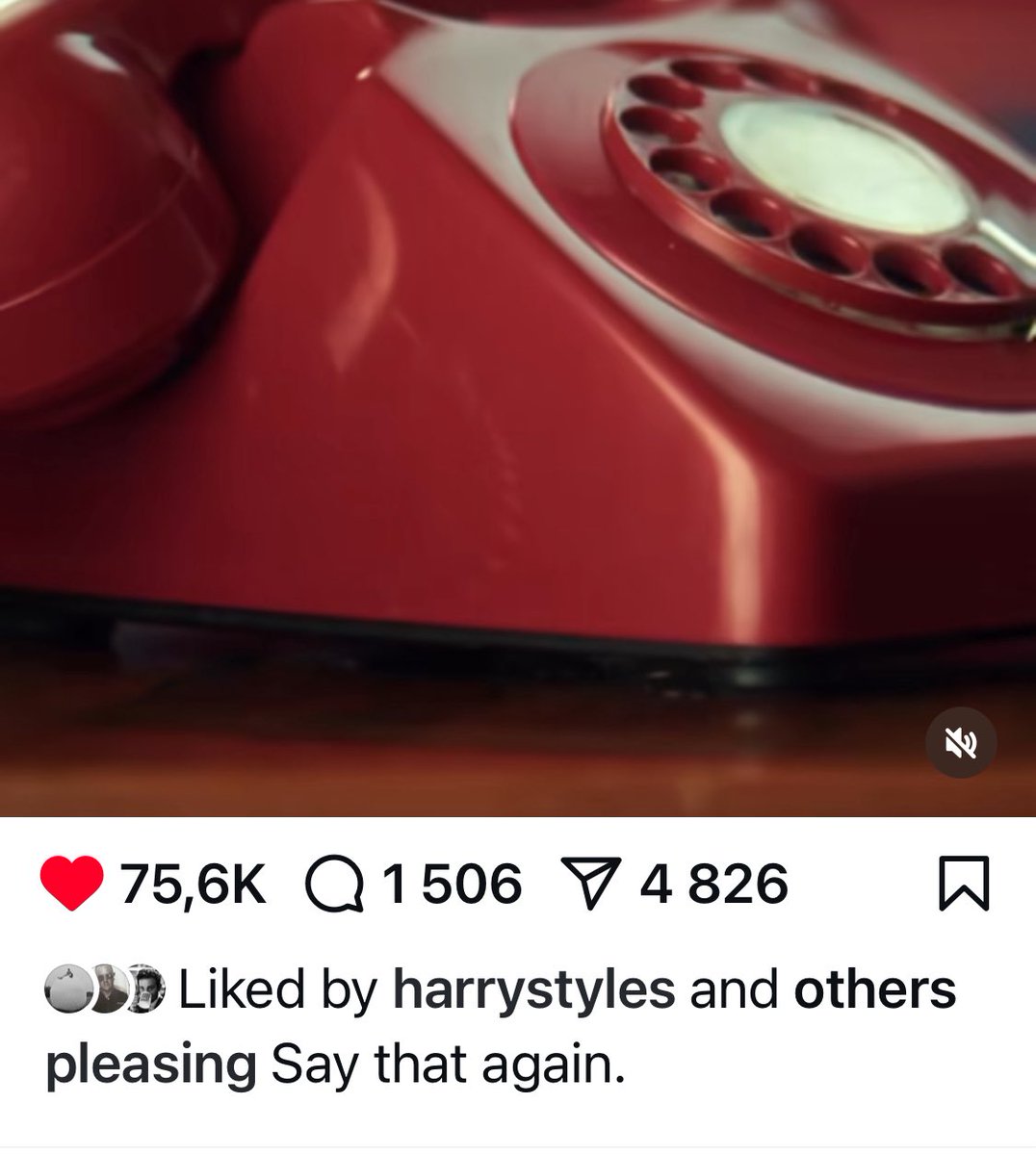 alissascinema's tweet image. harry liking the ad his hand stars in, heβs so talented