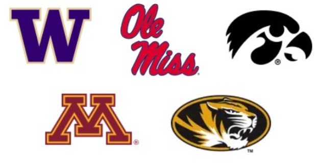 1960 NATIONAL CHAMPIONS

Washington, Ole Miss, Iowa, and Minnesota all claim national championships for this year. Missouri has an unclaimed title.

Washington (10-1)
Ole Miss (10-0-1)
Iowa (8-1)
Minnesota (8-2)
Missouri (11-0)