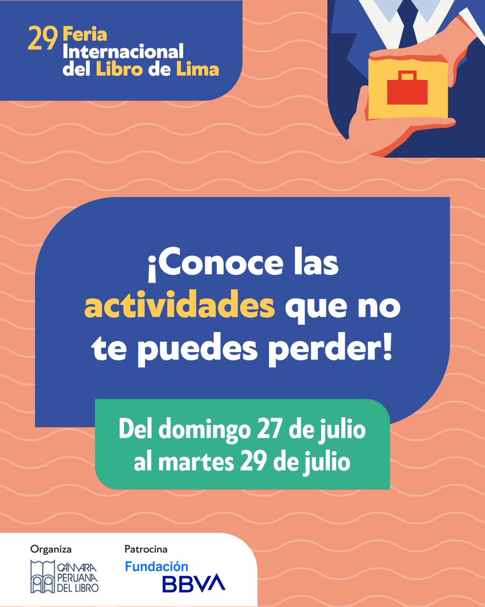FILLima2025's tweet image. Un homenaje a la literatura infantil y quienes la hacen posible 💫
🗓️ 27 al 29 de Julio
📚 Maestras, cómics y recuerdos entrañables
🎟️ Entradas: teleticket.com.pe/fil-lima-2025
📌 ¡Guarda la fecha! Aforo limitado.