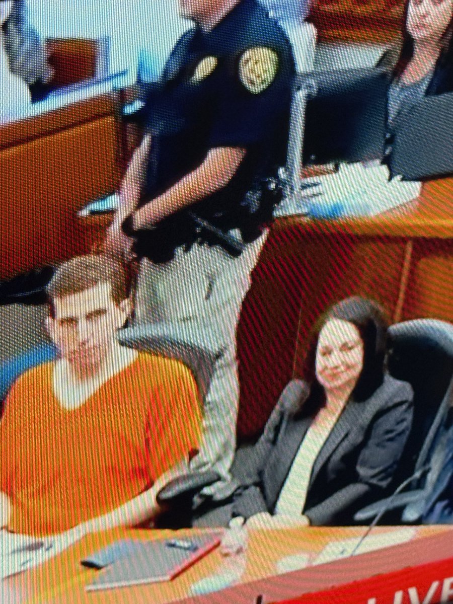 HeidiVoight's tweet image. Bryan Kohberger’s cold, robotic and remorseless stare was infuriating and sadly, not surprising. But the resting smirk face and thumb twiddling of this defense attorney as families audibly sobbed was… something else.
