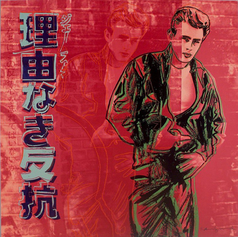Arteymas_'s tweet image. "Rebelde sin causa" de James Dean, 1985 , Amedeo Modigliani