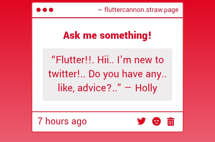 Fluttercannon's tweet image. ...!!!^^
!!!
!
. . . !