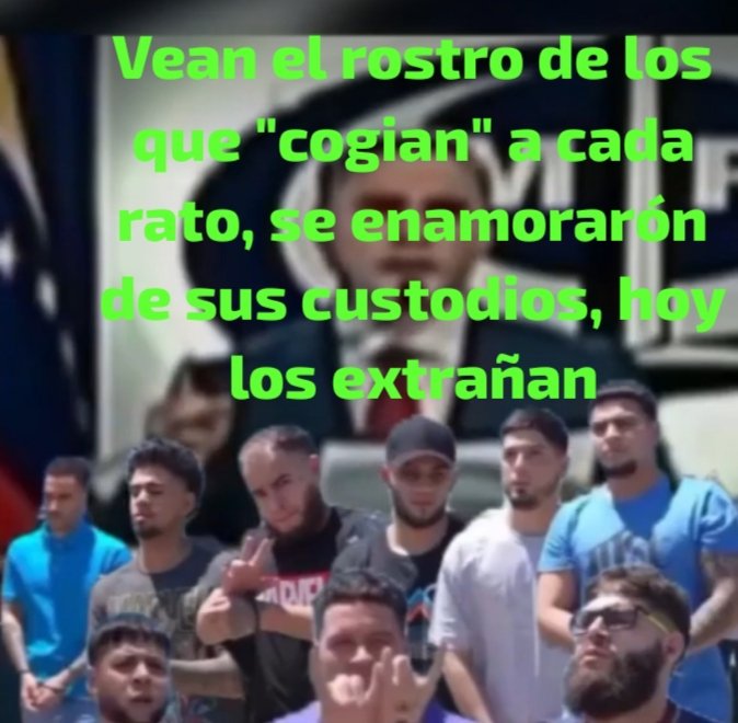 cecoronel (@cecoronel) on Twitter photo De acuerdo a <a href="/TarekWiliamSaab/">Tarek William Saab</a> los custodios "violaban" cuando los llevaban a las celdas de castigo!
Hoy más de uno quiere regresar a Él Salvador y reencontrarse con su custodio!!😂🤭
¡No digo yo!...ahora otro peo para organizar el reencuentro que se llamará "AFFAIR IN SALVADOR"😂 De acuerdo a <a href="/TarekWiliamSaab/">Tarek William Saab</a> los custodios "violaban" cuando los llevaban a las celdas de castigo!
Hoy más de uno quiere regresar a Él Salvador y reencontrarse con su custodio!!😂🤭
¡No digo yo!...ahora otro peo para organizar el reencuentro que se llamará "AFFAIR IN SALVADOR"😂