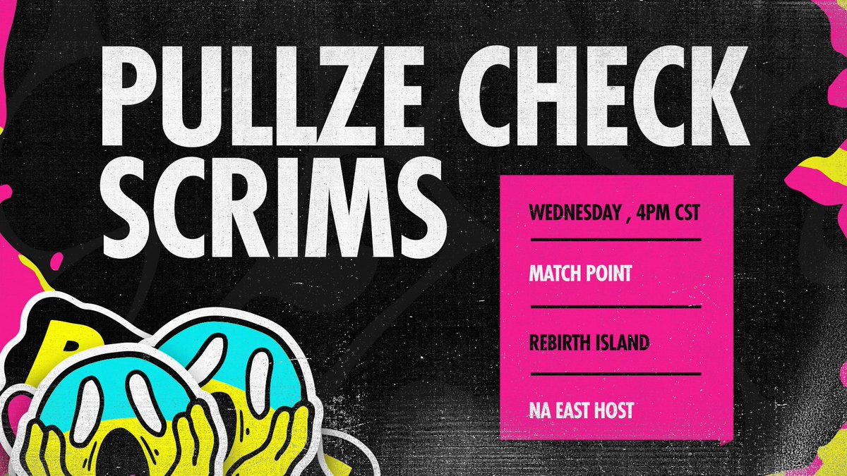 PullzeCheck's tweet image. EWC SCRIMS ARE FINALLY BACK ๐ฑ
โฐ Today, 4PM CST (7/23)
๐ Rebirth Island
๐ฎ Match Point
๐ก NA East Host
We need 3 filler teams/EWC qualified teams for this today!