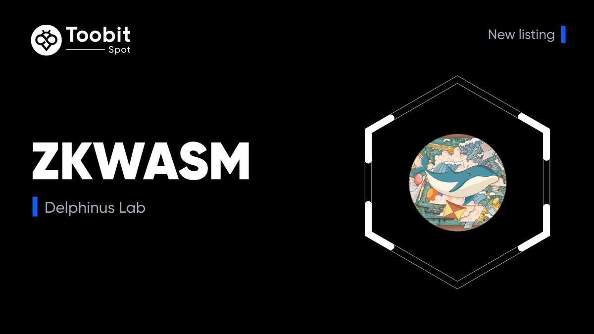 Toobit_official's tweet image. New listing alert🚨
#ZKWASM is spot-listed on #Toobit!🤩
@DelphinusLab
💰Deposit is now open
⌛️Spot Trade ▶️ bit.ly/3GEs3nd
💸Withdrawal opens on ▶️ 2025-07-17 (UTC)
Learn more👇
#ToobitNewLIsting #ZKWASM