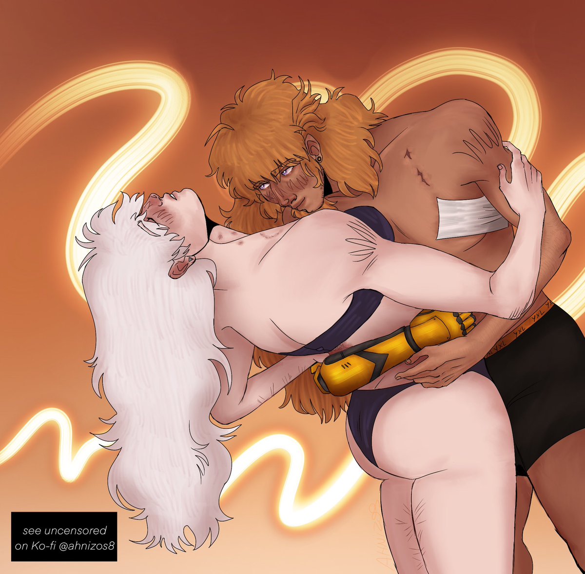 Butch Yang Week - Day 3: passion&amp;sexuality
🔥❄️
.
see uncensored in my kofi (link in boo)
. 
#RWBYfanart #rwby #butchfemme #butchyangweek #YangXiaoLong #WeissSchnee #freezerburn