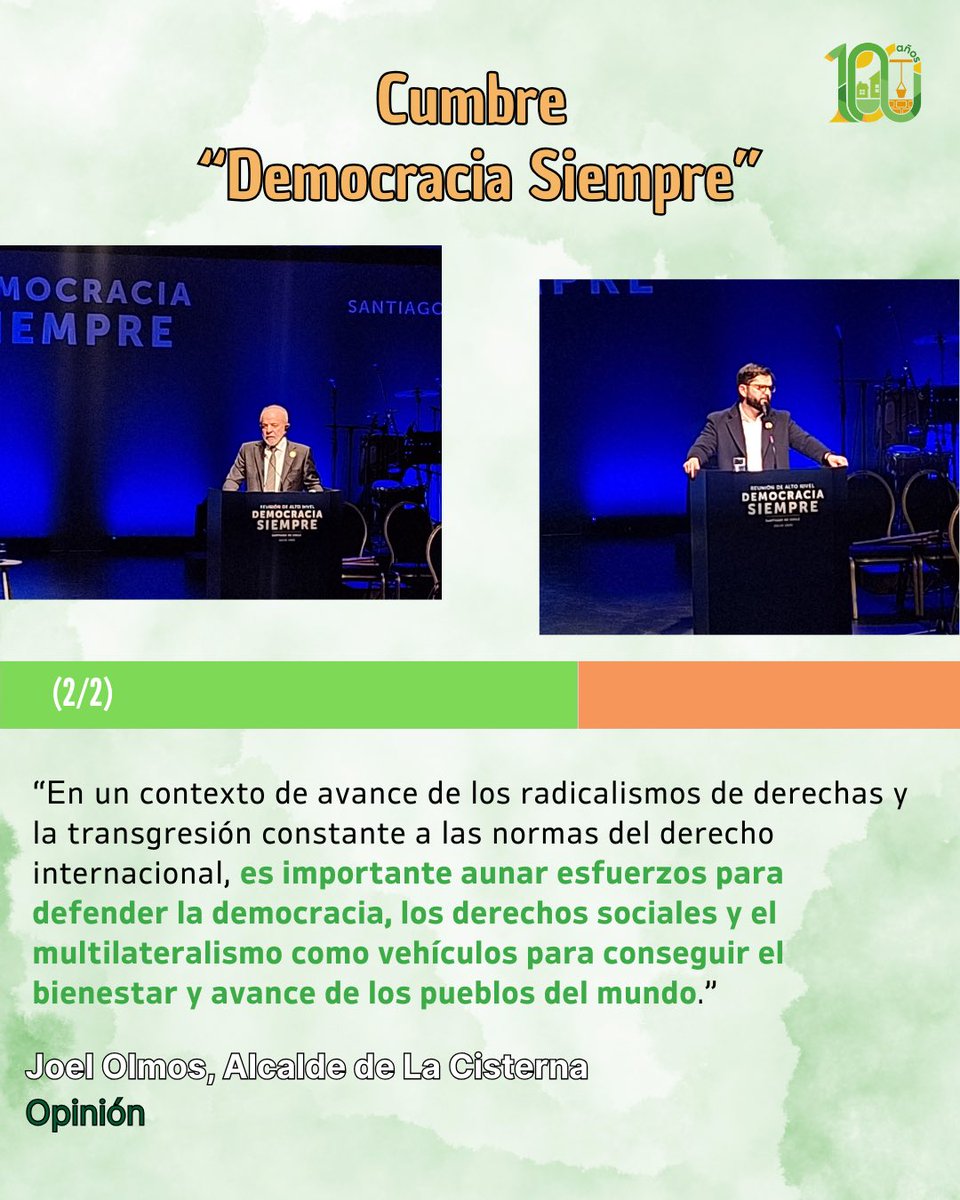 Joel Olmos Espinoza (@joelcisternino) on Twitter photo Quisiera compartirles mi opinión sobre la cumbre de líderes convocada por el presidente <a href="/gabrielboric/">Gabriel Boric Font</a> 🇨🇱🇧🇷🇨🇴🇺🇾🇪🇸
Cuéntame ¿Qué opinas tu? Quisiera compartirles mi opinión sobre la cumbre de líderes convocada por el presidente <a href="/gabrielboric/">Gabriel Boric Font</a> 🇨🇱🇧🇷🇨🇴🇺🇾🇪🇸
Cuéntame ¿Qué opinas tu?
