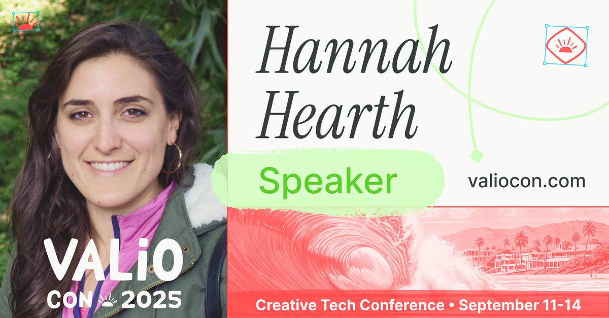 drewwilson's tweet image. Stoked to announce @asallen (!Boring), @hannah_hearth (Webflow), and @tomkrcha (Adobe XD) will be joining us a speakers and panelists @valiocon!
Get your tickets now! September 11-14th on the beach here in San Diego 🏝️ Come hang with us!