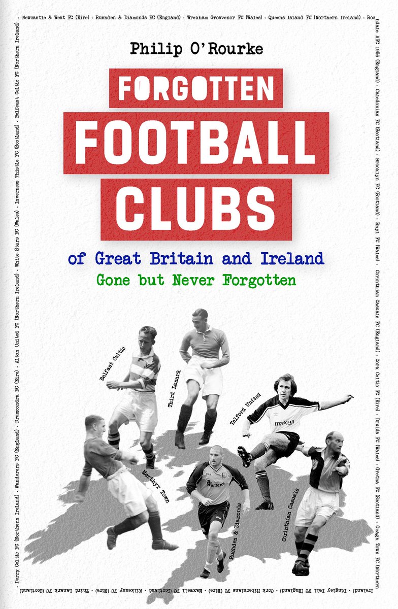 TheFootyLibrary's tweet image. 📅 Another exciting new release on Monday!
📕 Philip O’Rourke’s “Forgotten Football Clubs of Great Britain and Ireland” is a journey through clubs who made an impact on the sport, but no longer exist.