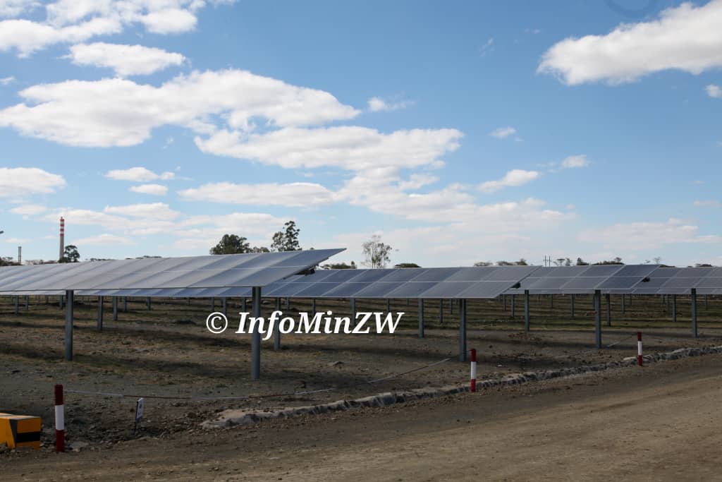 HonJMuswereJnr's tweet image. Today HE President E D Mnangagwa commissioned
The Zimplats 35 MW solar plant.
Phase 1A meets 12% of Zimplats' energy consumption.
