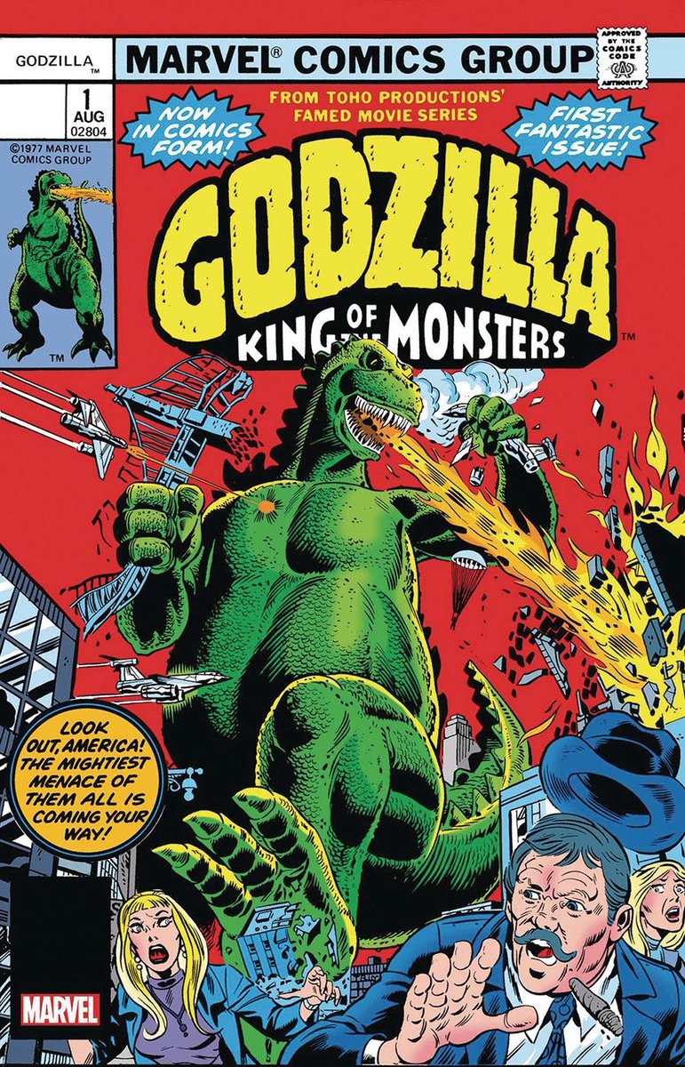 ouchman2432's tweet image. Did you guys know that the 616 version of Godzilla has been dead for years now.