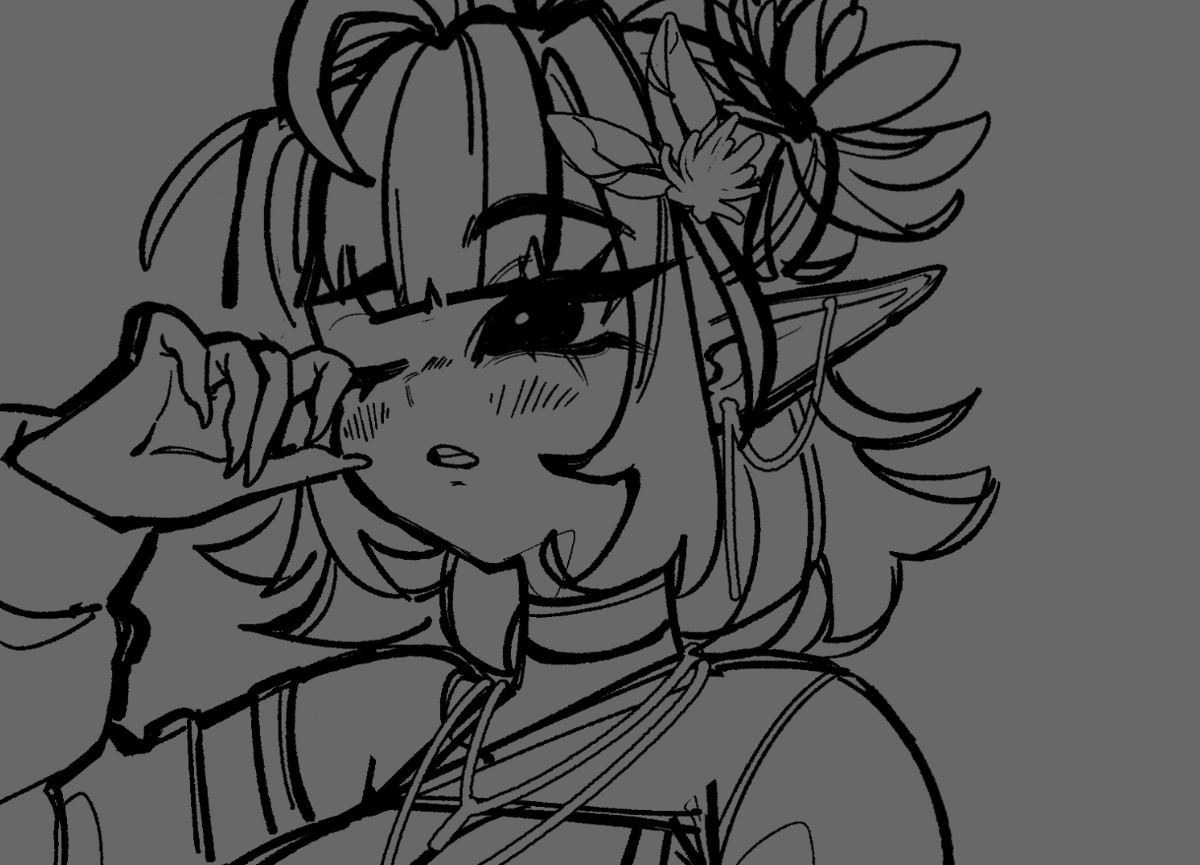yuzuwool's tweet image. comm wip 💛