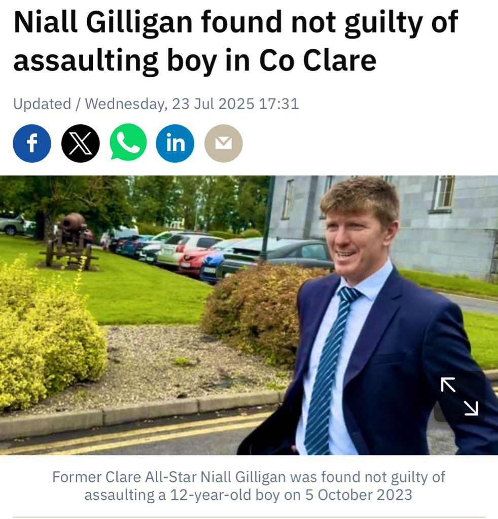 48 year old man beats a 12 year old child (who was running away) so brutally with a stick that the child; loses consciousness, soils himself, has cuts &amp; bruises all over his body, &amp; a fractured bone in his hand. 
But hey, he was a great hurler &amp; really taught the kid a lesson🫠🫠