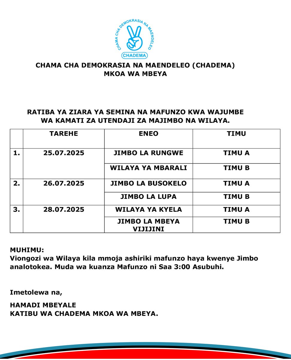 hamadimbeyale's tweet image. Tukutane field
Aluta continue
#NoReformsNoElection.
Mbeya stand up.