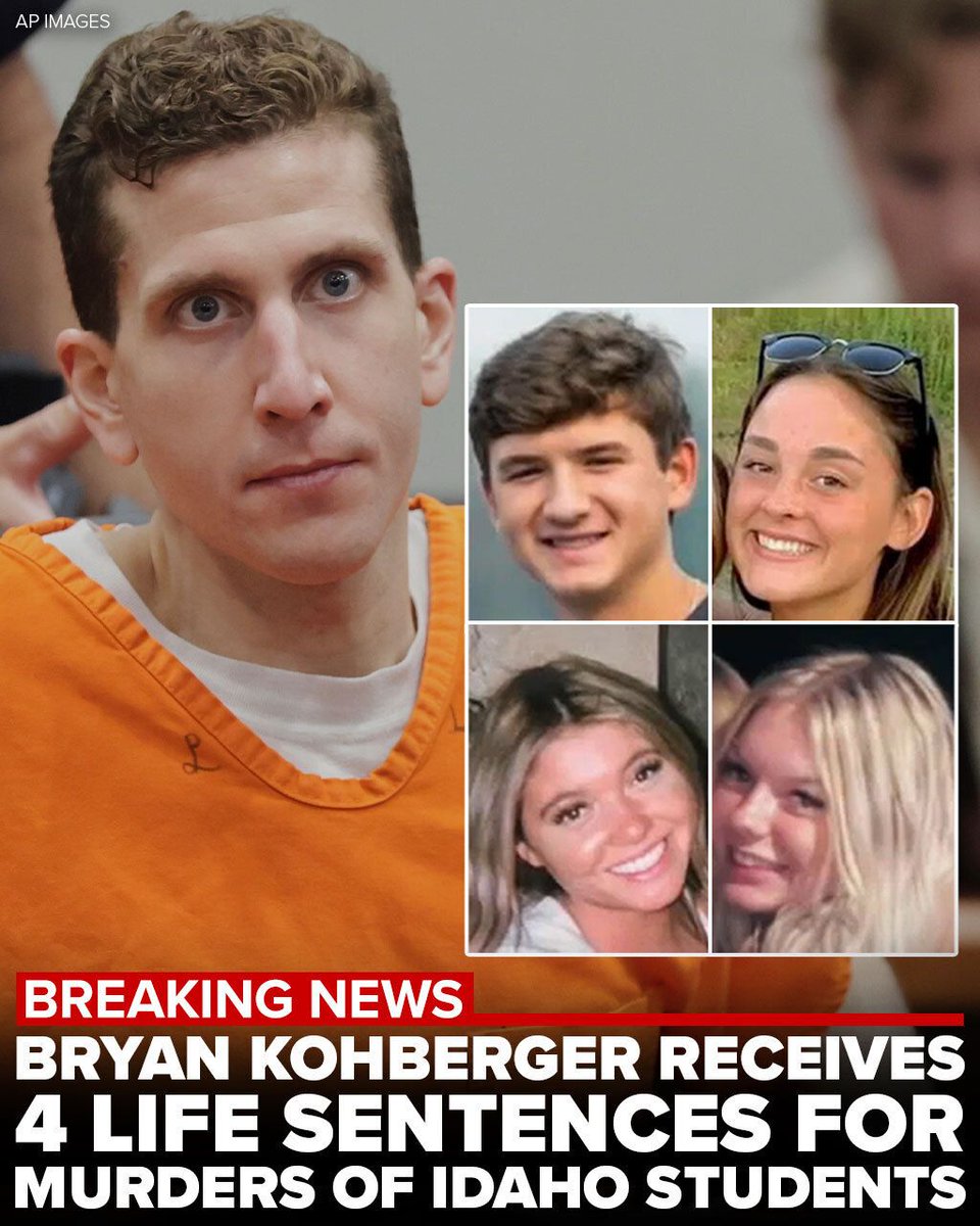 ABC7NY's tweet image. Story here 👉️ 7ny.tv/4lFlfVp | Judge Steven Hippler called Bryan Kohberger a "coward" who "slithered through the sliding glass door at 1122 King Road" and "now stands unmasked."