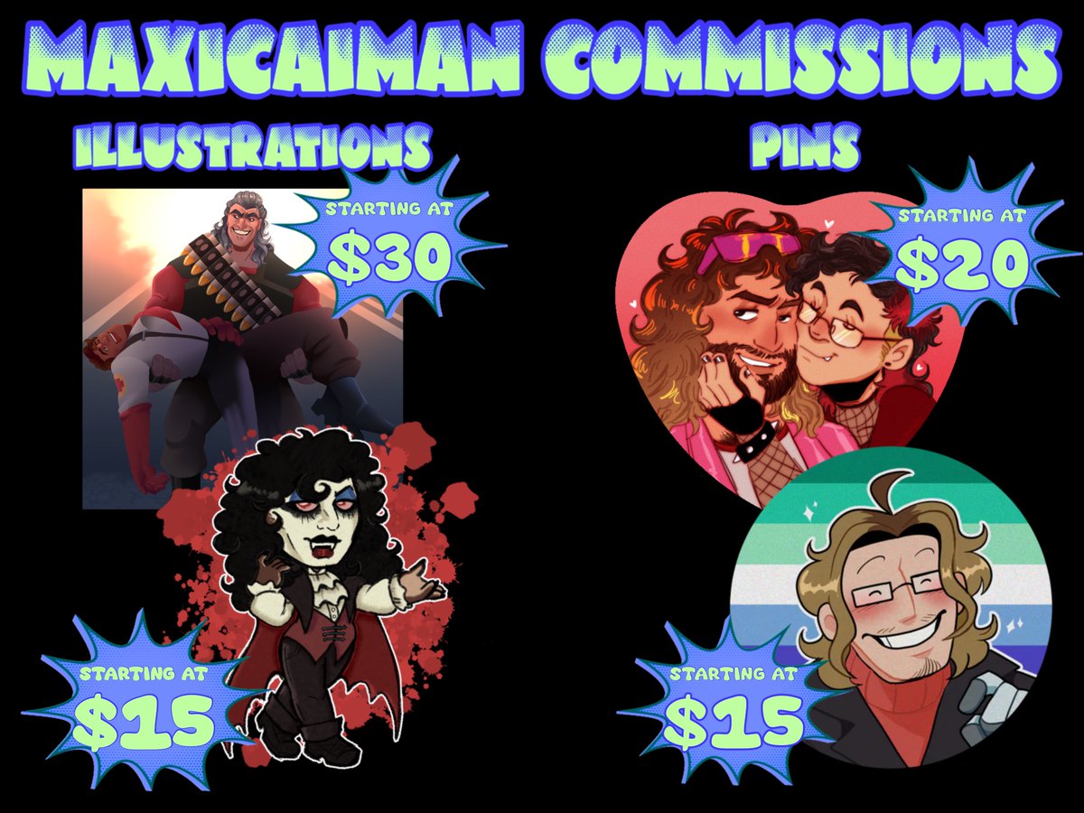 maxicaiman's tweet image. c0️⃣mms are open once more!! grab a slot via my VGen !!
vgen.co/maxicaiman