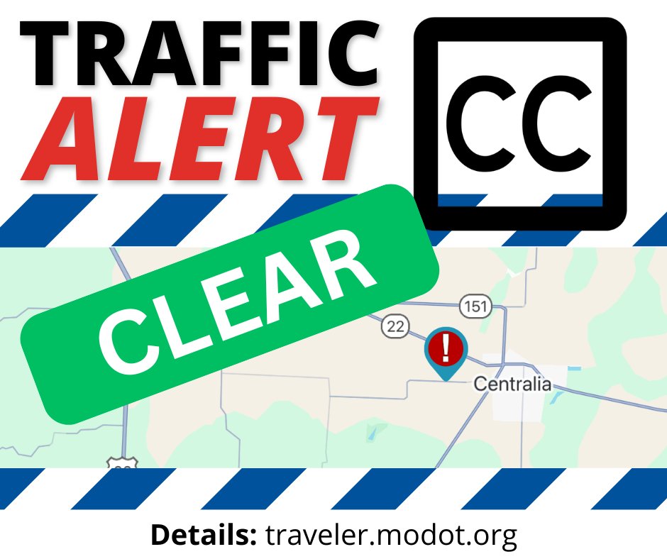 MoDOT_Central's tweet image. NOW OPEN: Boone County Route CC is now OPEN between Swiney Road and March Road after a small aircraft crash.