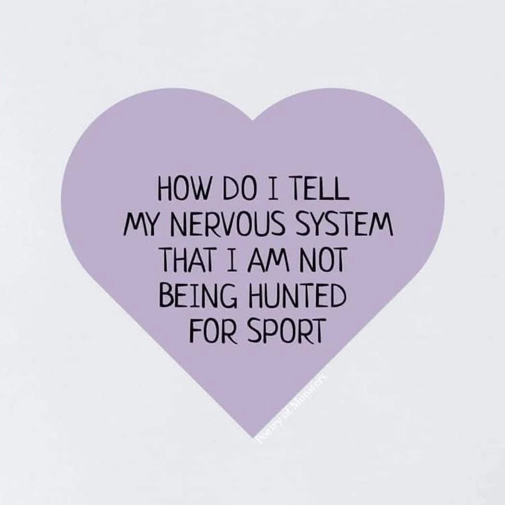 CraftyMissB's tweet image. How do I tell my nervous system that I'm not being hunted for sport?
Dysautonomia. It won't be told.
Pic Via Positivity in pain on FB.