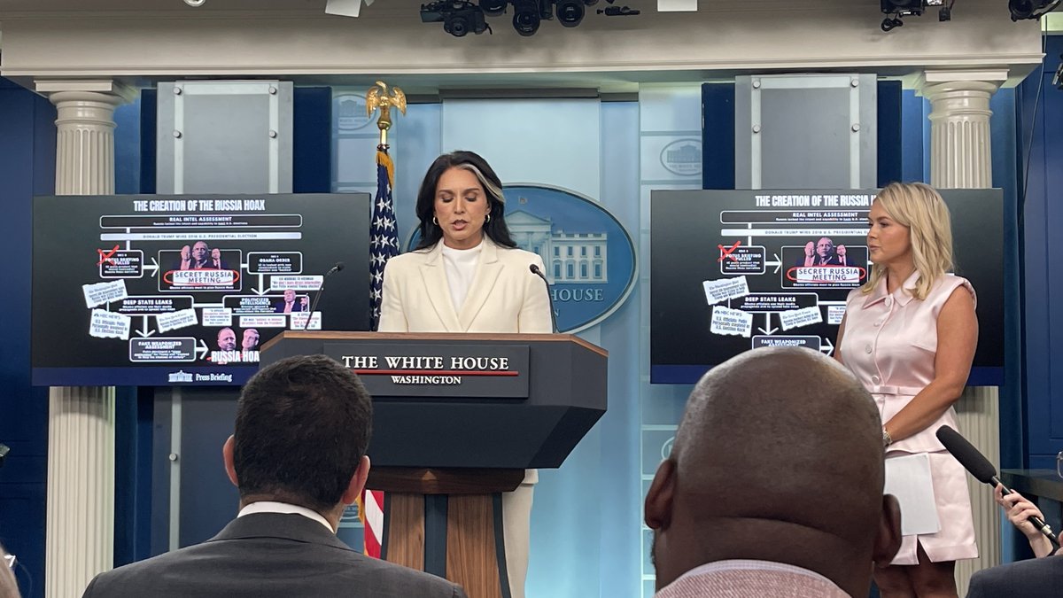 EdwardLawrence's tweet image. DNI Tulsi Gabbard says, “The American people deserve the truth.” #POTUS