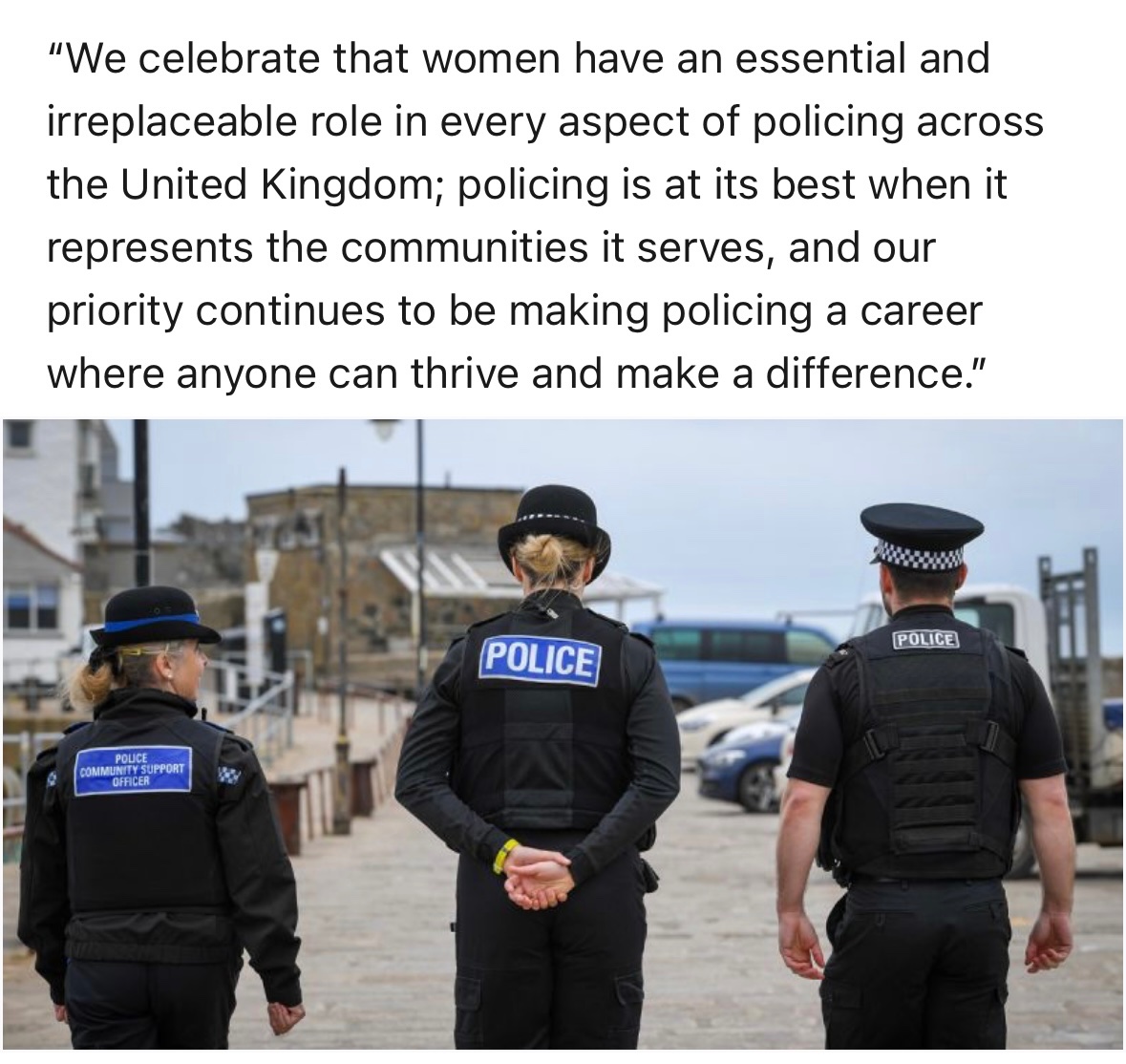 DaveASpencer's tweet image. The idea that police recruitment has “exacting standards” is clown-like when the bleep test standard is set as low as 5.4.
And never mind the national sift process!