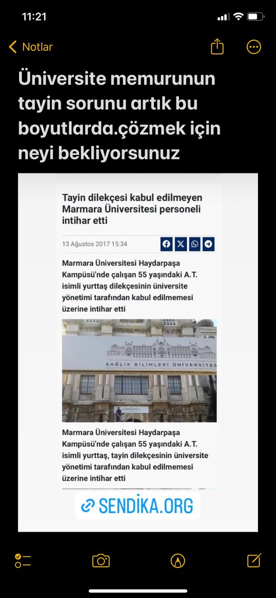 ÜNİVERSİTE MEMURLARININ AKLI İLE ALAY ETMEYİN SAÇMA SAPAN BİR BECAYİŞ SİSTEMİNİ İNSANLARA DAYATTINIZ EŞLEŞEN PERSONELİ MAİL OLARAK REKTÖRLERE GÖNDERİYORSUNUZ BU MUDUR DEVLET KURUMLARININ CİDDİYETİ ?
YETER ARTIK TEK ÇÖZÜM MERKEZİ TAYİN HAKKIDIR!  <a href="/erolozvar/">Erol Özvar</a>
#TayinDiyeKandirdilar