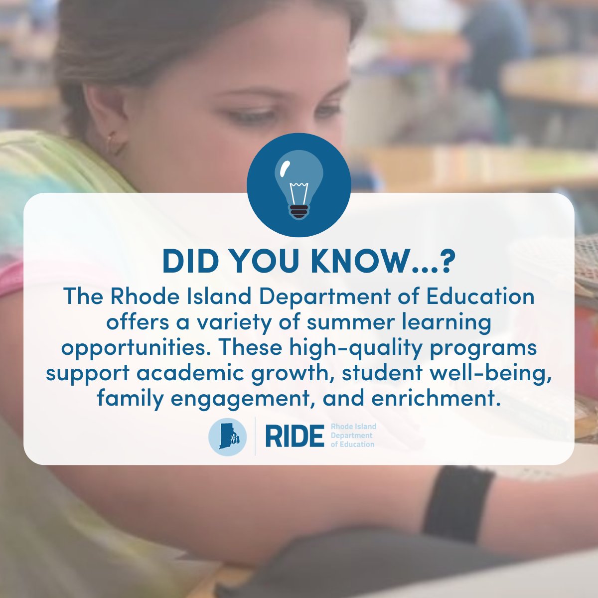 RIDeptEd's tweet image. Interested in any of the #Learn365RI programs that we’ve featured on our page so far this summer?
Browse a full list of free courses offered all year long by clicking here --> enrollri.my.site.com/FindCourses/