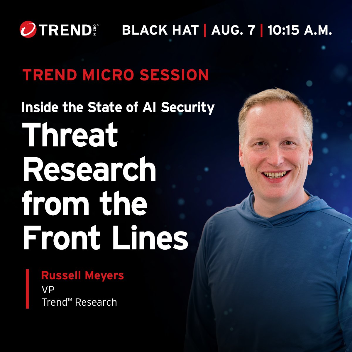 TrendMicro's tweet image. As enterprises adopt AI, they face new security challenges like vulnerable models and poisoned data.
Discover proactive strategies from our State of AI Security report to protect critical AI systems. Join us at Black Hat for insights: spr.ly/6011fyf9h