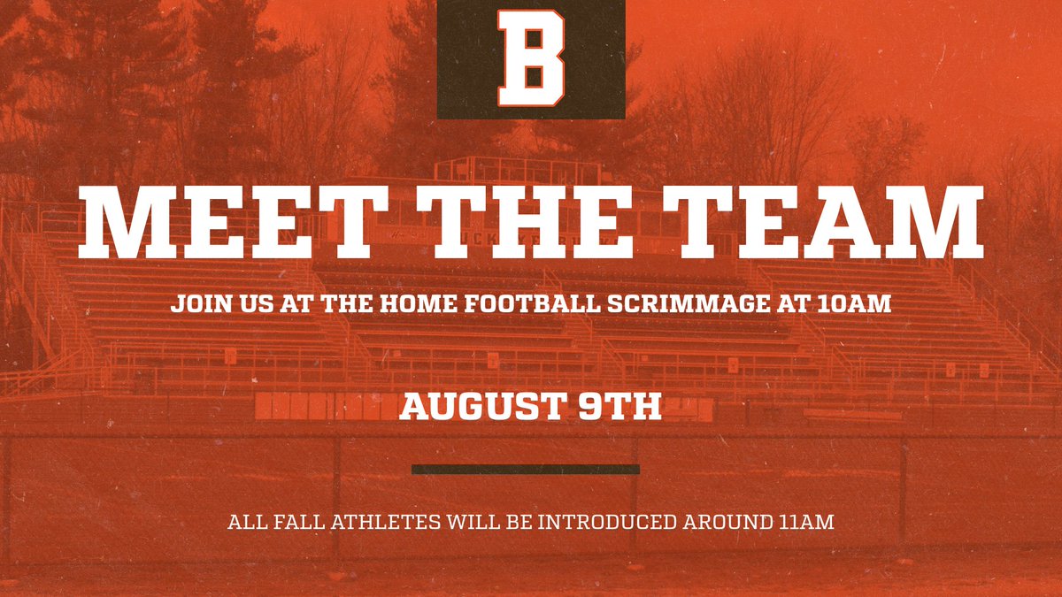 BHSAthDep's tweet image. 📢 JOIN US on August 9th at 10 AM for our home football scrimmage and MEET THE TEAM! All fall athletes will be introduced at 11 AM. Buckeye community, let&apos;s show our support!