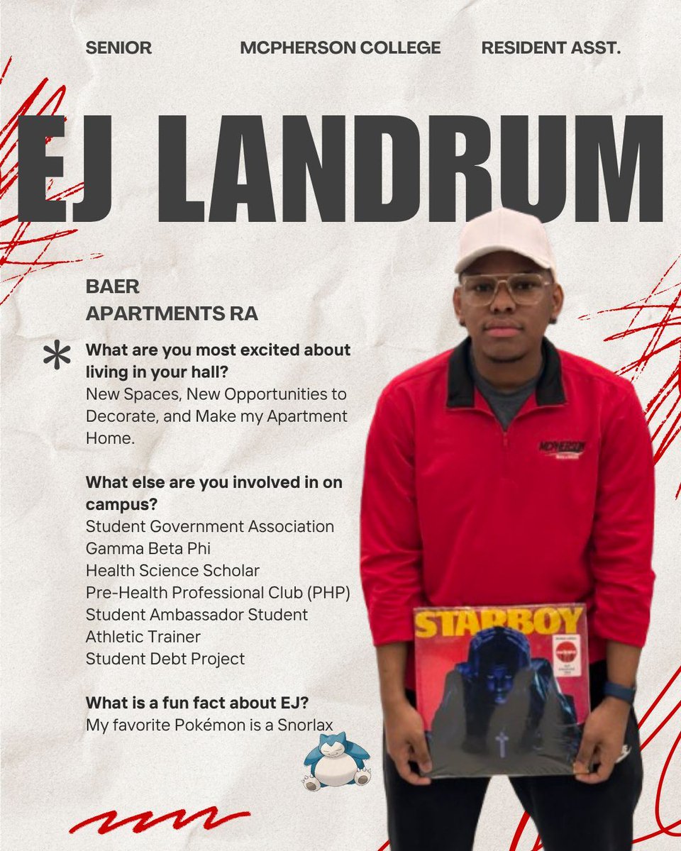 _MCStudentLife's tweet image. Meet one of your Baer RAs, EJ!