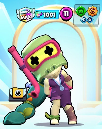 Kit_el_Michi's tweet image. Alli a 1.000 Copas 🐱
Esto fue ayer, así que la pude subir antes de que la nerfearan
También la subí de Record a Especialista (Oro I) 🐈
#BrawlStars