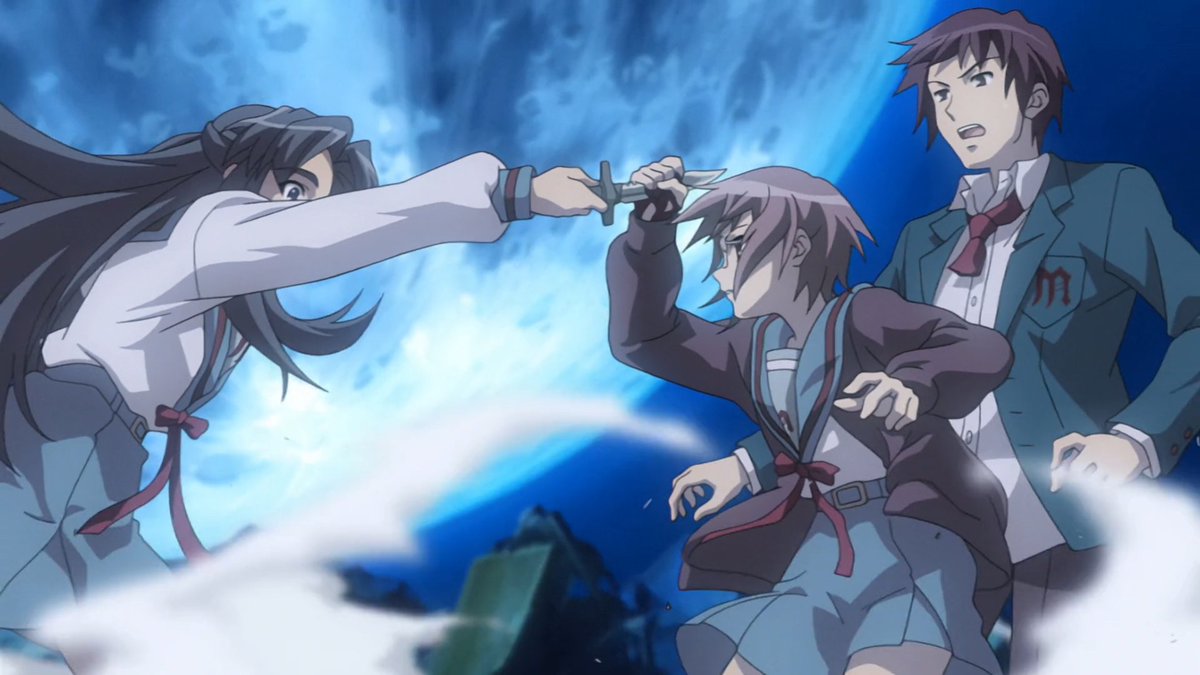 Joshhhpp's tweet image. Daily Yuki and Kyon and Ryouko #103