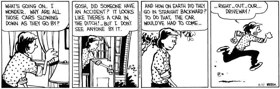 The moment she realized… she raised a tiny outlaw.
#CalvinandHobbes #MomModeActivated