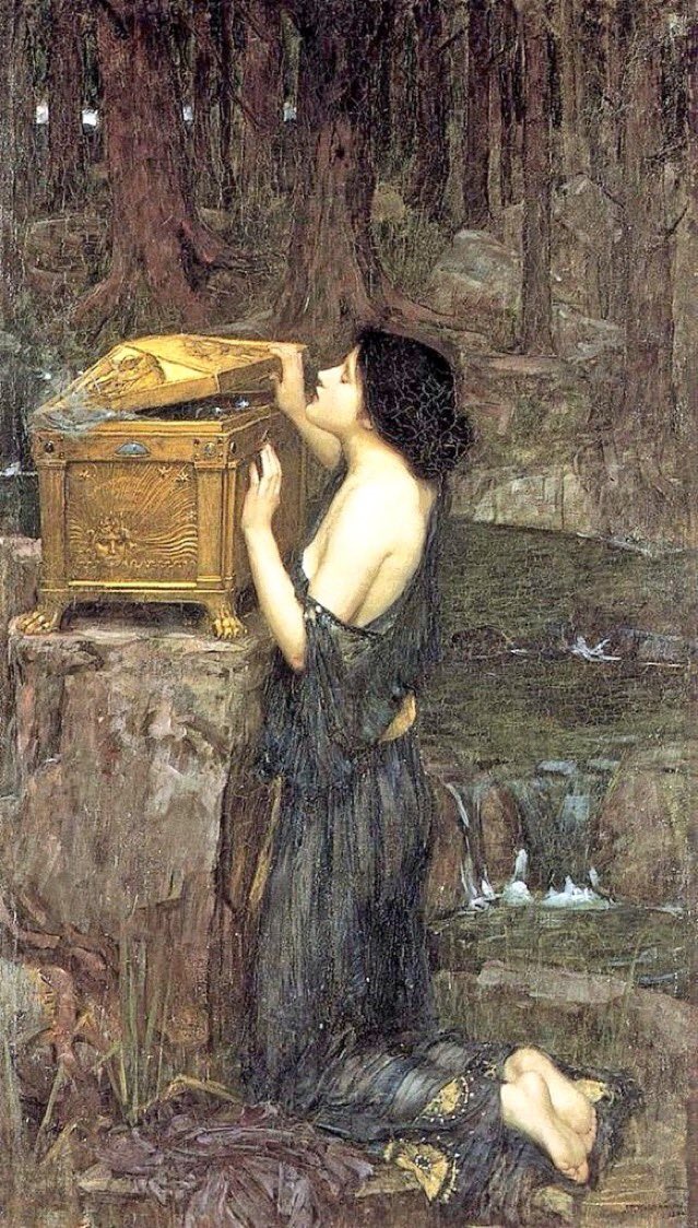 Arteymas_'s tweet image. Pandora de John William Waterhouse