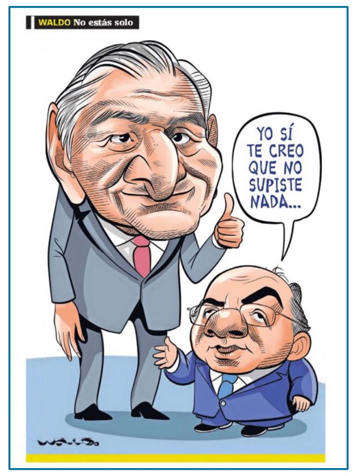 PedroMelladoR's tweet image. Adán Augusto no está solo... tiene hermanos del mismo dolor, que padecen la misma enfermedad amnésica...
Cartón de Waldo, en El Universal, miércoles 23 de julio del 2025.